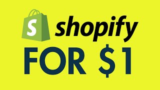 Shopify for $1 — Special Free Trial (2024)