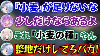 トワ様がポンコツ過ぎて、「整地してろバカ!」と言うぺこら【ホロライブ切り抜き/兎田ぺこら/常闇トワ/獅白ぼたん】