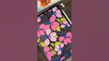 A New Seamless Pattern Design 🌸 #art #surfacepatterndesign #procreate #shorts #youtubeshorts