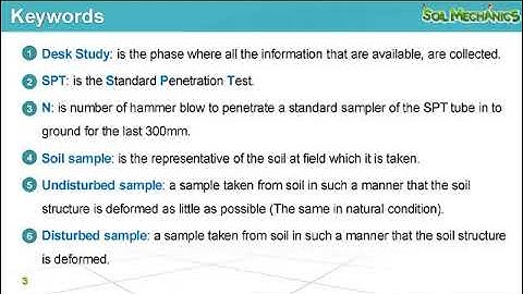 Lesson 2 Soil Investigation
