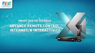 Advance Remote Control, Internet, & Interactivity X1 First Media