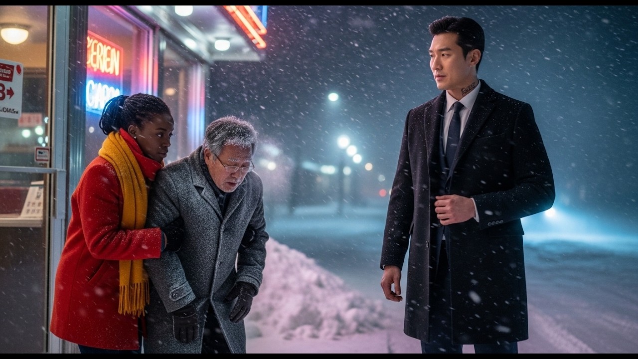 A U.S. Blizzard Hit—She Helped a Freezing Old Man… Unaware He Was the Korean Mafia Boss's Father