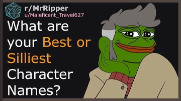 D&D Players, What are your Best or Silliest Character Names?  #dnd #dndstories