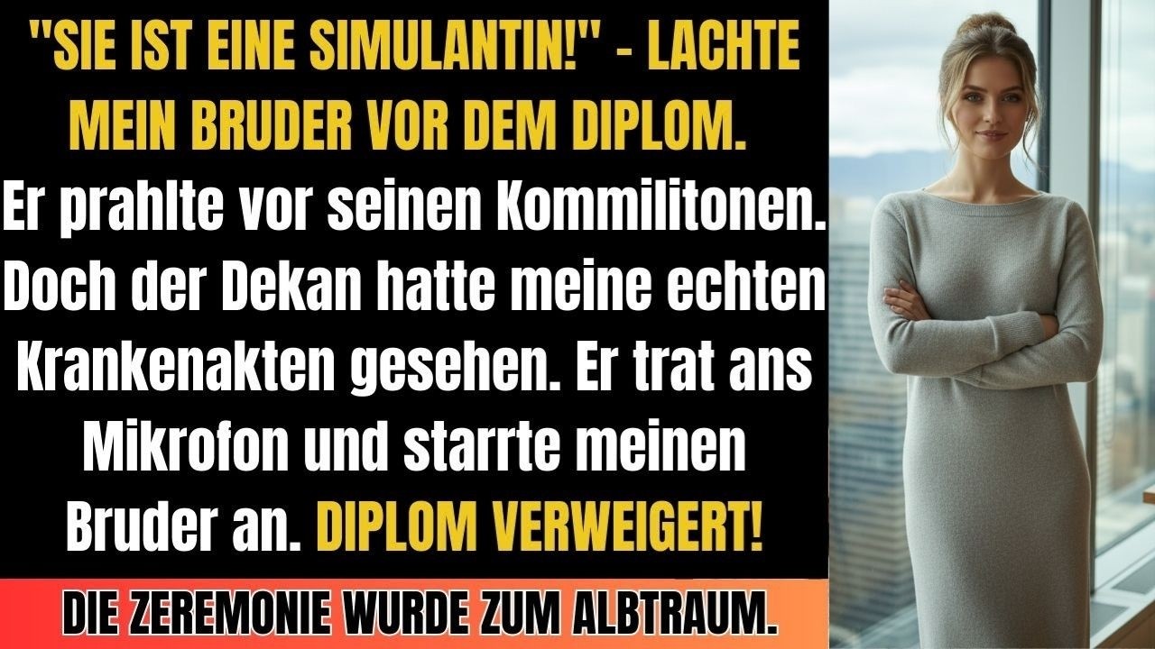 Die E-Mail meiner Mutter klang so fürsorglich. „Wir konnten nur sechs Karten für Alexanders Abschluss bekommen. Da du so müde bist, schau doch lieber den Livestream vom Hotel aus.“ Sie wussten...