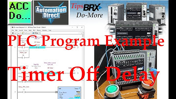 Do-More PLC Program Example Timer Off Delay