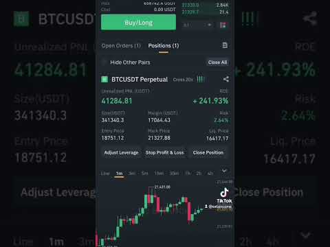 ,000 profits in one trade! Binance futures trading. #crypto #trading #binance #futures