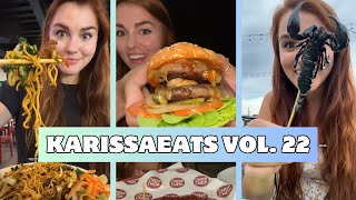 Everything I Ate at a Street Food Night Market in Thailand! - KarissaEats Compilation Vol. 22