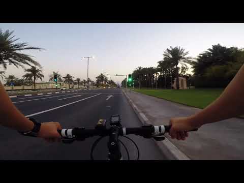 CYCLING VLOG | BEAUTIFUL SUNSET IN DUBAI | 1st RIDE AFTER LOCKDOWN | BURJ AL ARAB | EP. 001