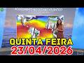 PERIGO DE TEMPESTADE: 70mm de Chuva e Risco de Alagamento Hoje | Previsão do Tempo Jornal Hoje 23/04