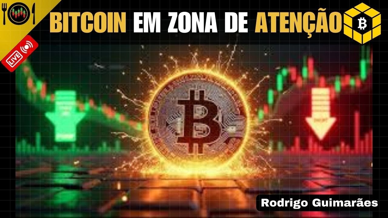 CUIDADO!!! BITCOIN entra em ZONA DELICADA após formar TOPO DUPLO, virá queda?