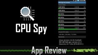 [Review] CPU Spy - hands-on Android App [german][haeretik.com] screenshot 1