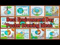 أفضل أفكار تصميم ملصقات يوم البيئة رسم يوم البيئة رسم بيئي
