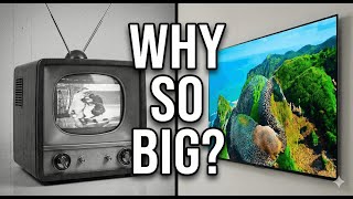 WHY DID OLD TELEVISIONS HAVE A BIG BOX BEHIND THEM ?