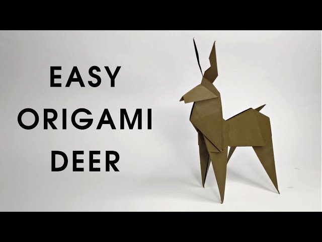 The Easiest Way to Create a Stunning 3D Paper Deer 3 sddefault