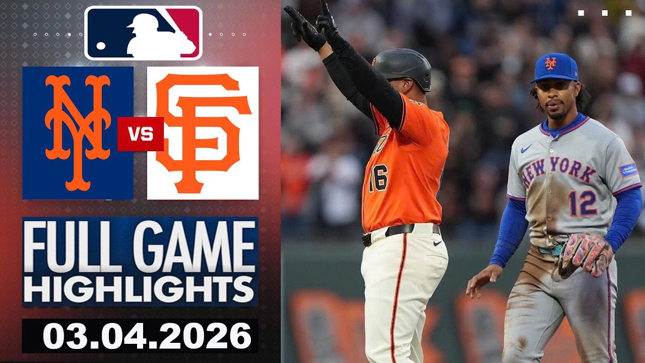 New York Mets Vs San Francisco Giants Full Game Highlights Apr 03 2036 