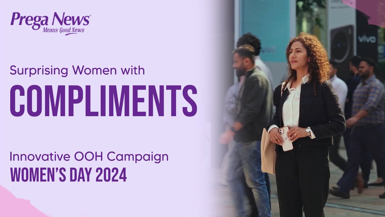 Prega News Uses Innovative Interactive Panel To Compliment Women | 