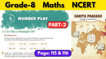 Grade 8 Maths NCERT Ganita Prakash Chapter 5 Number Play | Part 2