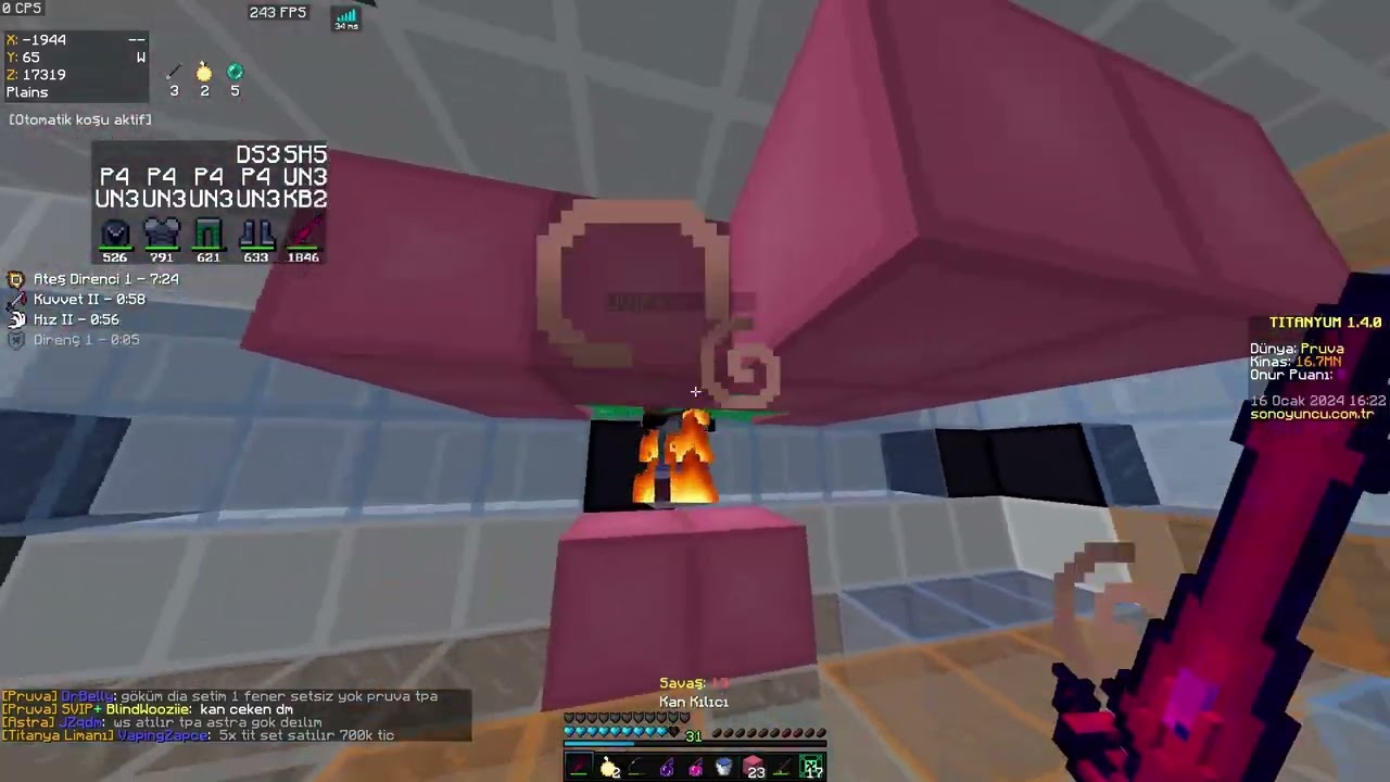 120X GÖK KESME & KAN ÇEKME & GÖKvGÖK &  -son oyuncu titanyum-