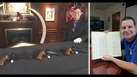 Colt Pythons serial numbers 2, 3, and 5 - Curator