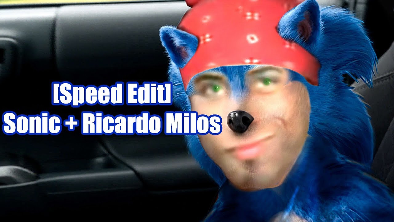 [Speed Edit]Editing to Sonic + Ricardo Milos (2019) - Editando a Sonic + Ricardo Milos