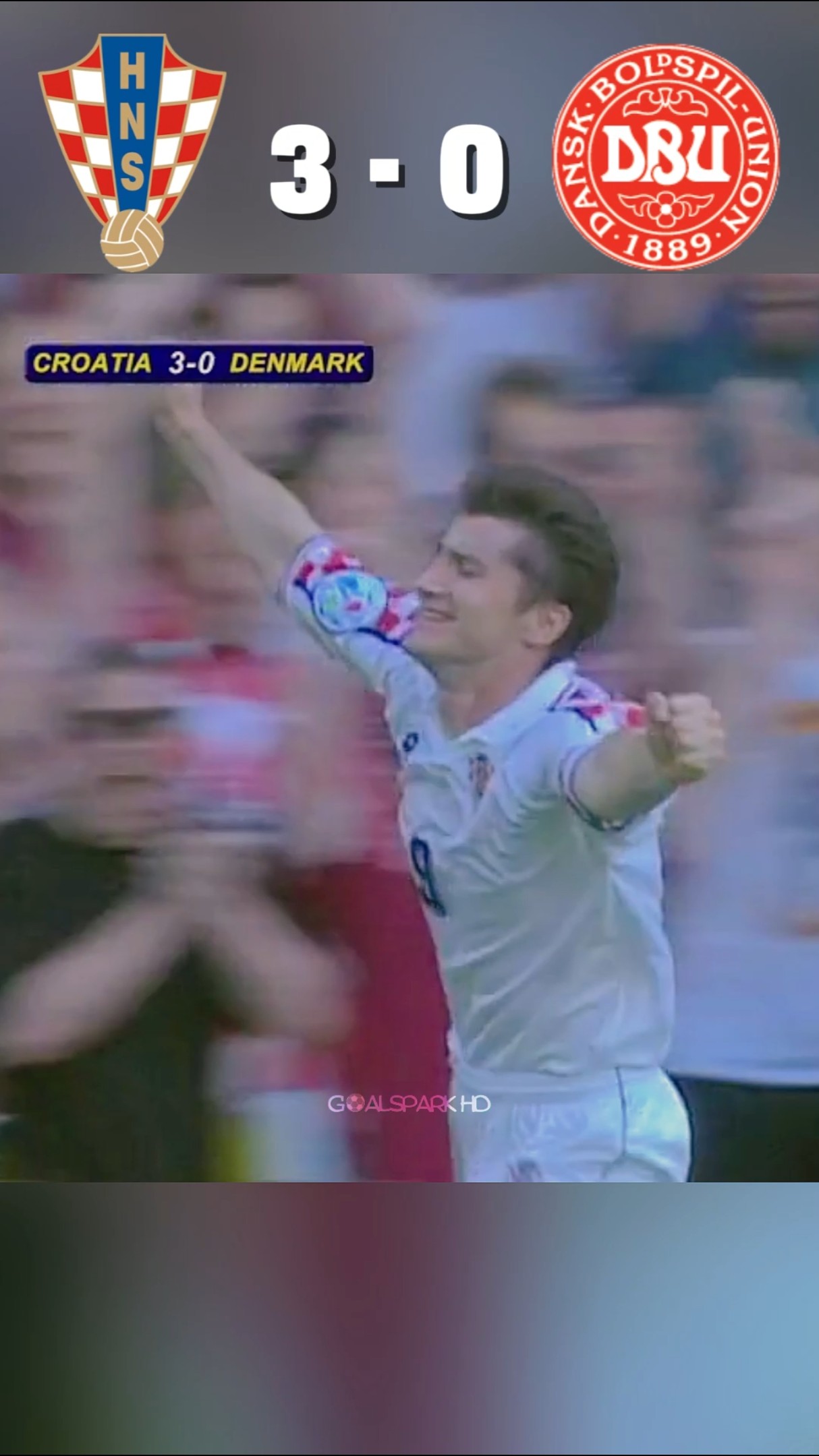 EURO96 クロアチアvsデンマーク Croatia vs Denmark Euro 1996 🏆 - YouTube