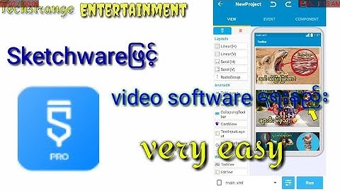 how to creat video player app in sketchware pro