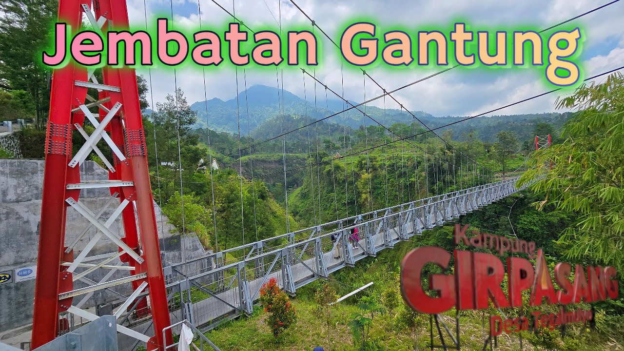 Jembatan Gantung Girpasang Klaten Dengan View Mahal