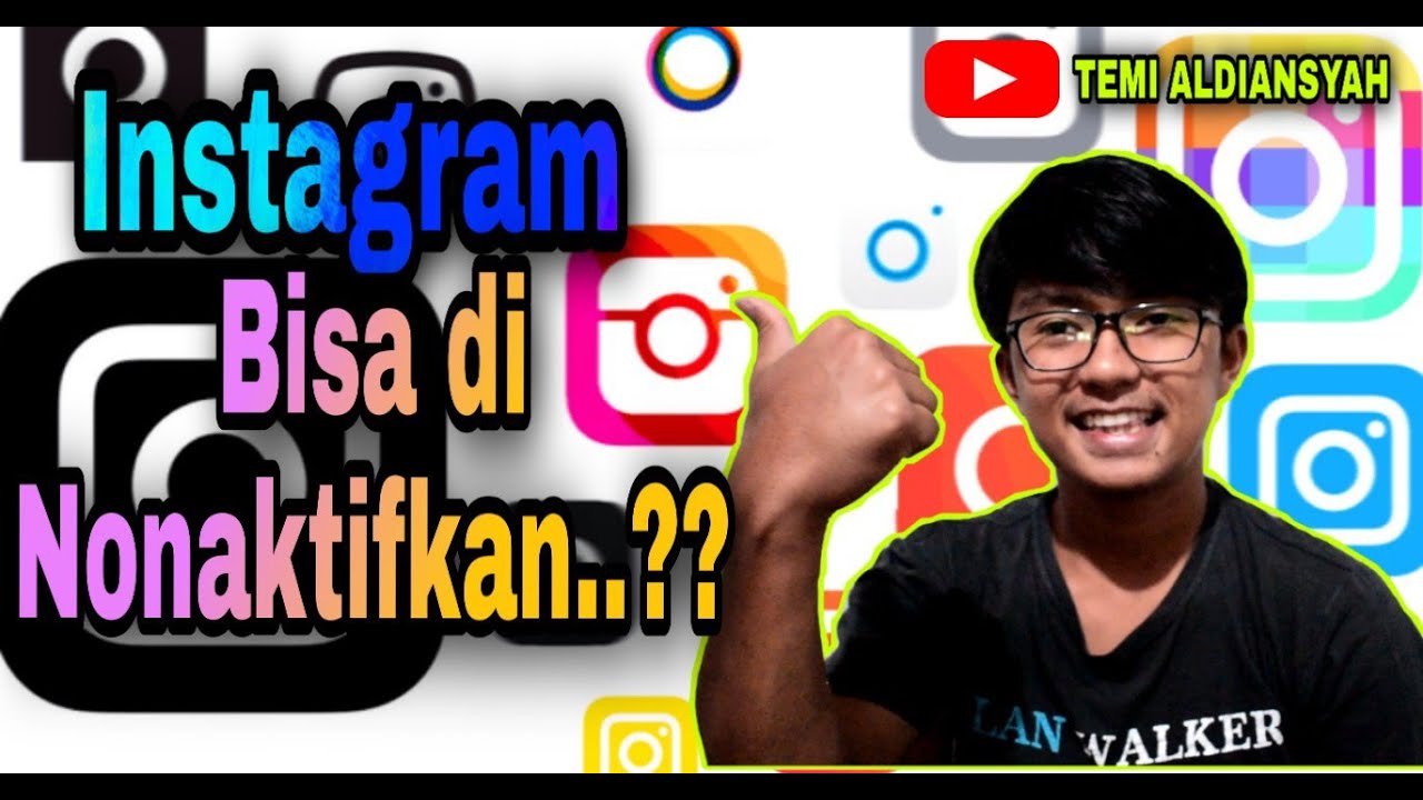 Cara menonaktifkan sementara akun Instagram 
