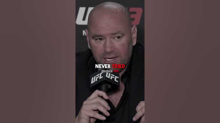 When Dana White fired Mike Jackson for winning !