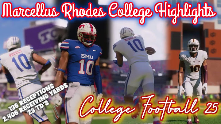 You Good Mud | Marcellus Rhodes Highlights | College Football 25 Road To Glory