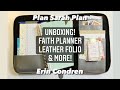 Unboxing! | Faith Planner, Leather Folio, and More! | Erin Condren