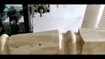 How to use a cnc wood lathe machine to make a wooden pool/billiard table legs