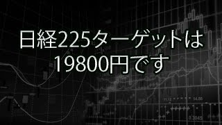 日経225ターゲットは19800円です