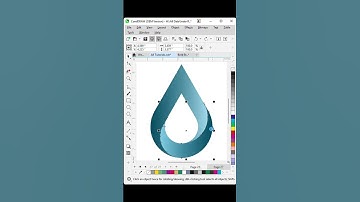 The Secret to Stunning 2D Water Drop Logos in Coreldraw || How to make a logo in coreldraw