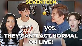 We React to SEVENTEEN Can't Never Act Normal on Live | THERE'S NEVER A CALM MOMENT WITH THEM!