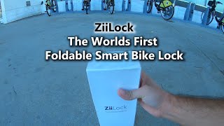 ZiiLock Review! Worlds First Foldable Smart Bike Lock l Fingerprint, Waterproof, Bluetooth, and App screenshot 2