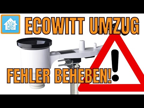 Ecowitt Integration in Home Assistant: Fehler beheben und Umzug zur Core Integration!