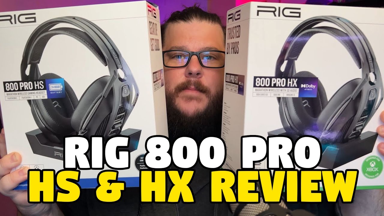 RIG 800 PRO HS & HX Wireless Headset Review - YouTube