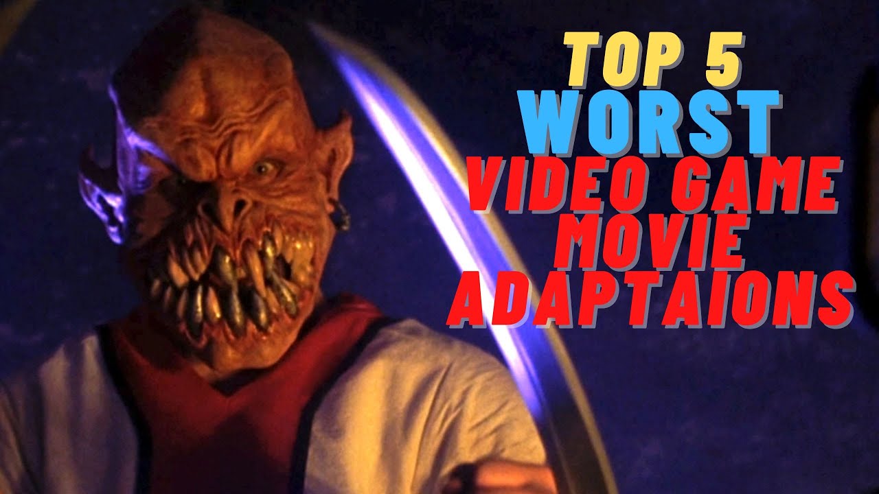 TOP 5 WORST Video Game Movie Adaptations of ALL TIME! 