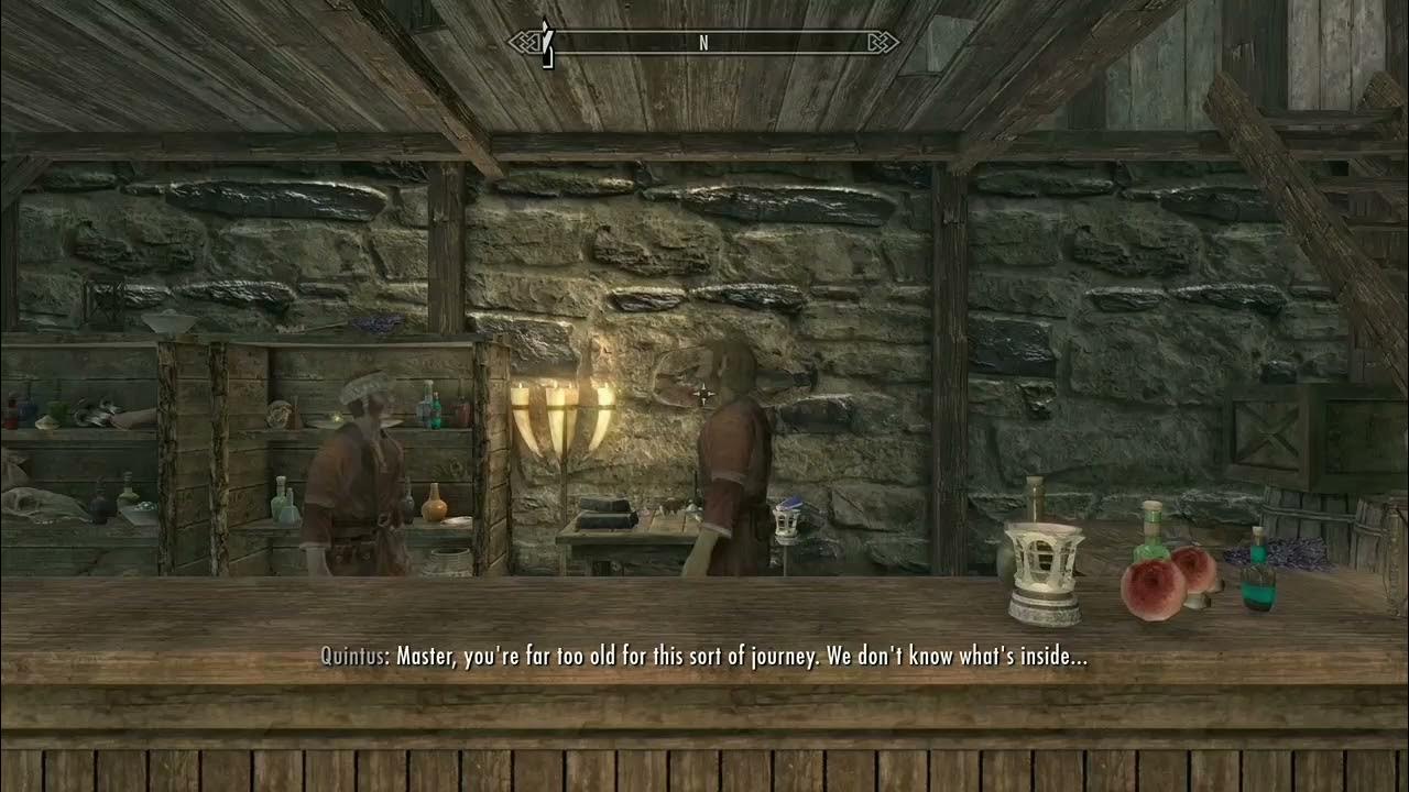 SKYRIM Hidden Chest Riften (The White Phial) YouTube