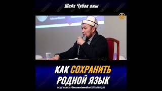 КАК СОХРАНИТЬ РОДНОЙ ЯЗЫК. ШЕЙХ ЧУБАК АЖЫ ЖАЛИЛОВ