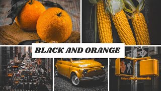 Black and Orange urban presets// Lightroom Tutorial video