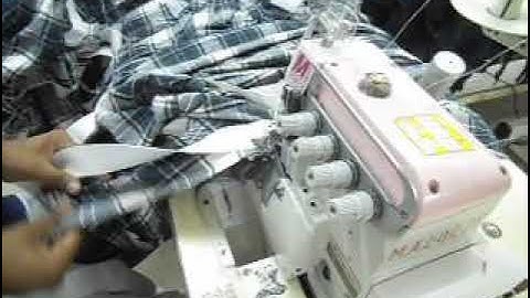 Skill Overlock Operator. Elastic join at waist | ইলাস্টিক জয়েন
