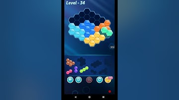 BLOCK HEXA PUZZLE LEVEL 34 ANSWERS BLENDED A LEVEL PACK