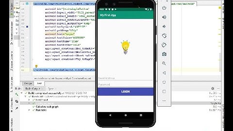 Design Email Login Screen in XML using Constraint Layout in Android Studio - 2019