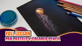 Jellyfish Pan Pastels & Colored Pencil FULL TUTORIAL by Lachri Fine Art 4,823 views 9 months ago 37 minutes