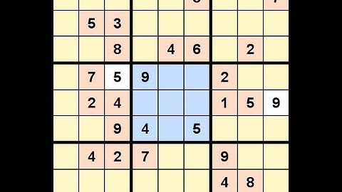 How to Solve Washington Times Sudoku Difficult April 29, 2021