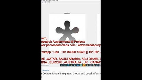 Active Contour Model Integrating Global and Local Information - Matlab code - Active Contour model