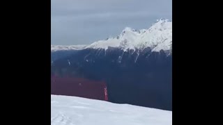 Катание на горнолыжном курорте Альпика Газпром 2й сезон на сноуборде 