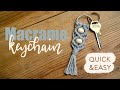 How to: MACRAME KEYCHAIN | Tutorial |  DIY | quick & easy